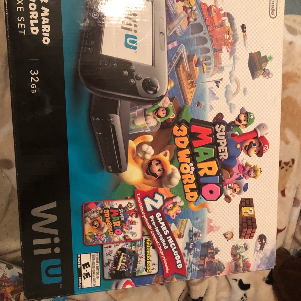 Nintendo wiiu console with free games